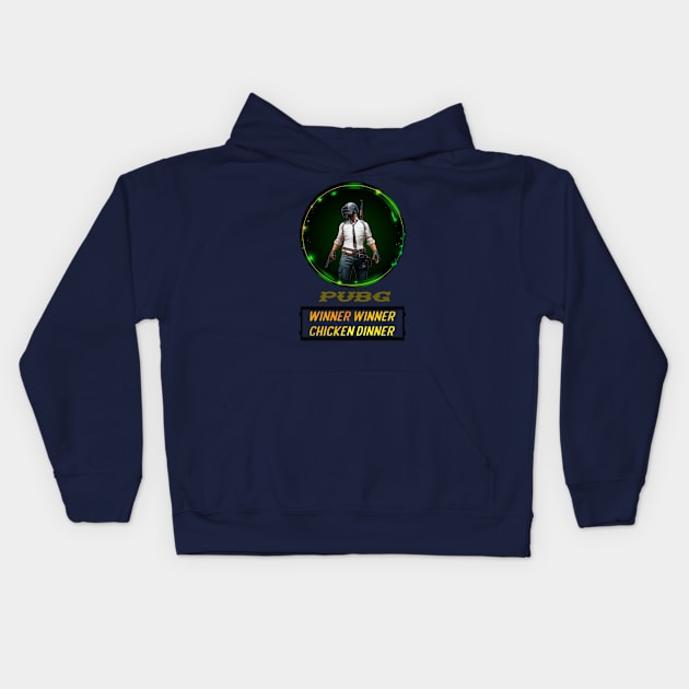 PUBG Kids Hoodie by Anisriko